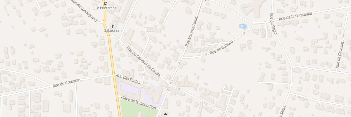 Plan du 29 Rue Maurice Fillon à Parempuyre