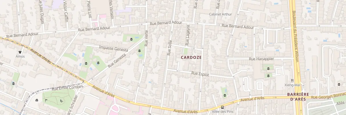 Plan du 66 Rue Solle à Bordeaux