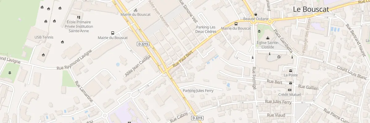 Plan du 42 Rue Paul Bert au Bouscat
