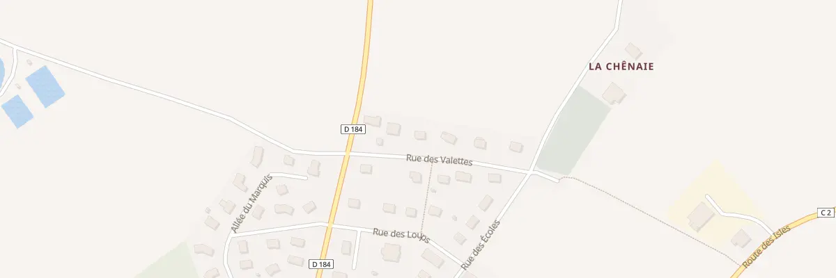 Plan du 8 Rue des Valettes - St Germain à Condé-en-Normandie
