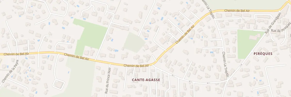 Plan du 58 Rte de Bel Air à Léognan
