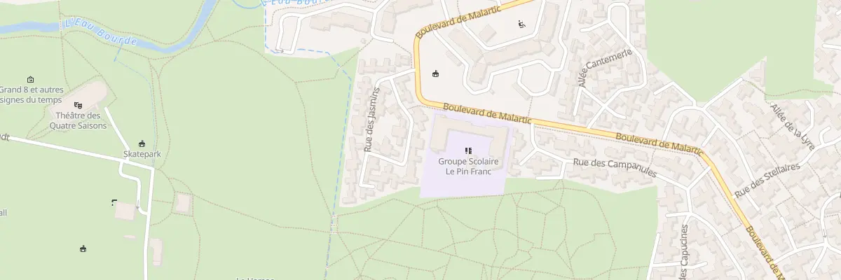 Plan du 48 Rue des Jasmins à Gradignan