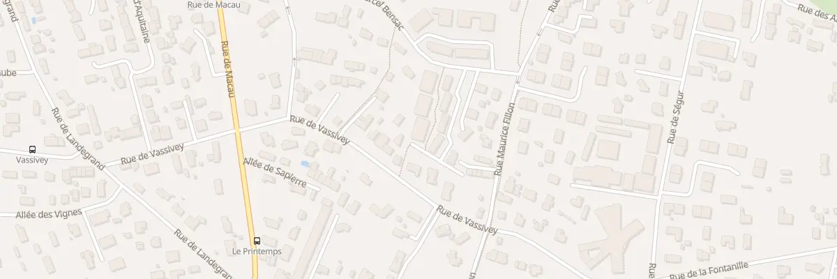 Plan du 37 Rue de Vassivey à Parempuyre