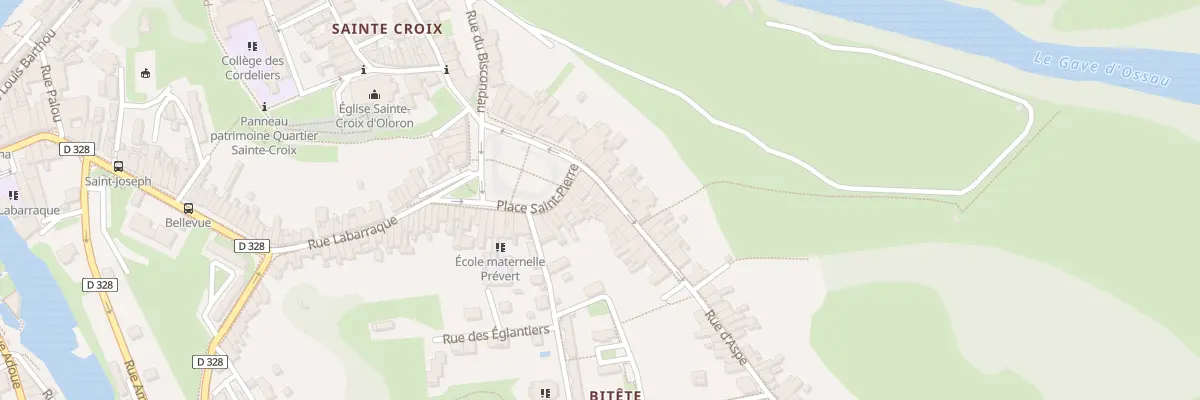 Plan du 4 Rue d’Aspe à Oloron-Sainte-Marie
