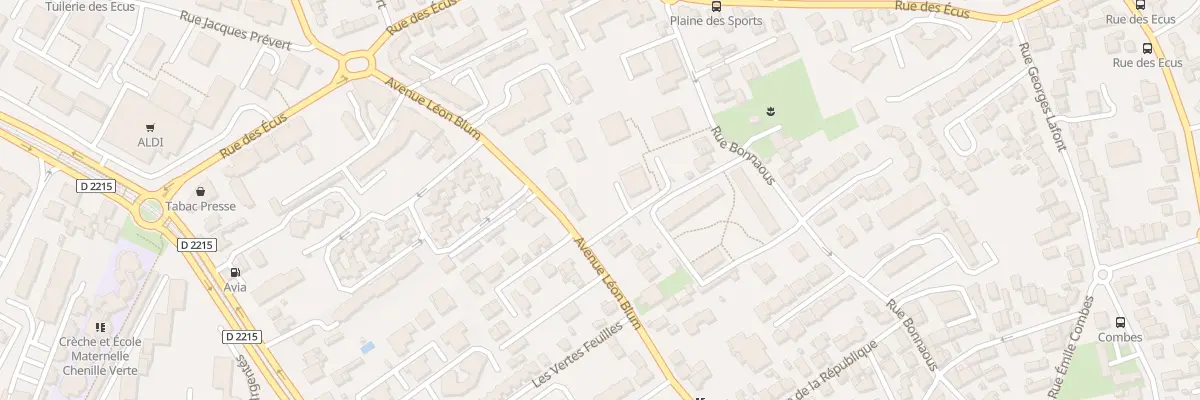 Plan du 78 Rue Bonnaous au Bouscat