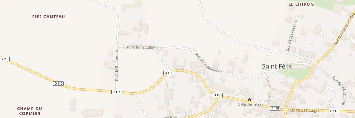 Plan du 46 Rue d’Aunis à Saint-Félix