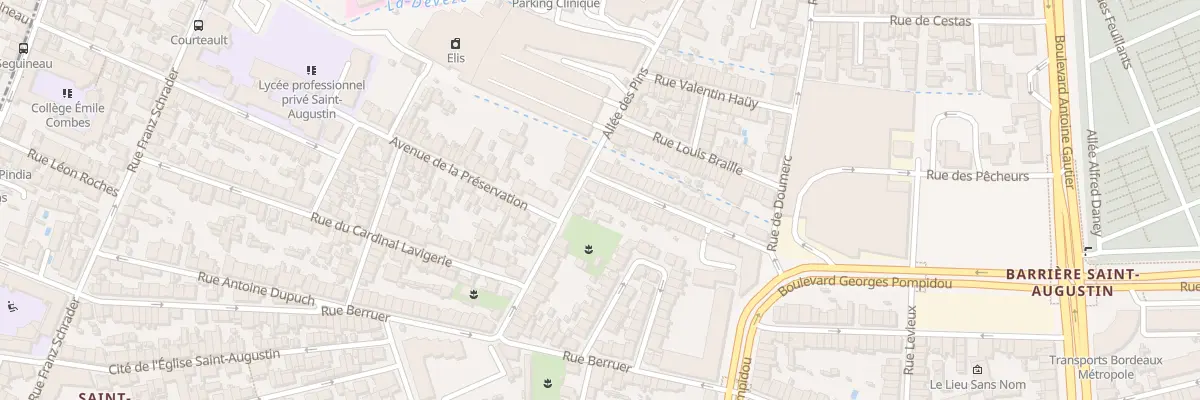 Plan du 46 Rue François Daunes à Bordeaux