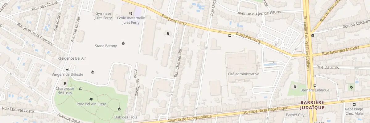 Plan du 24 Rue Charpentier à Bordeaux