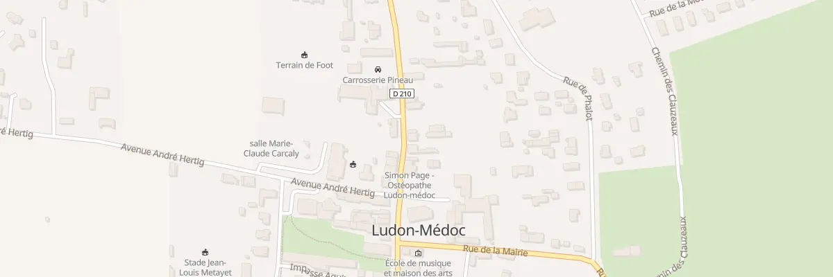 Plan du 14 Rue du Gen de Gaulle à Ludon-Médoc