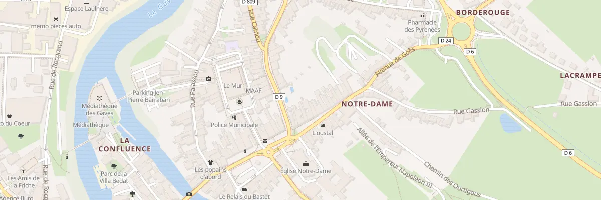 Plan du 29 Pl Gambetta à Oloron-Sainte-Marie