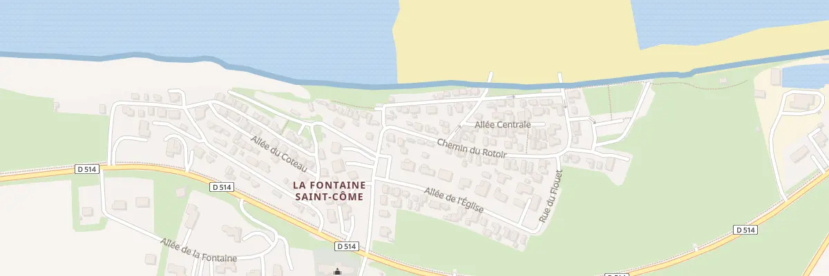 Plan du 14 Che du Rotoir à Saint-Côme-de-Fresné