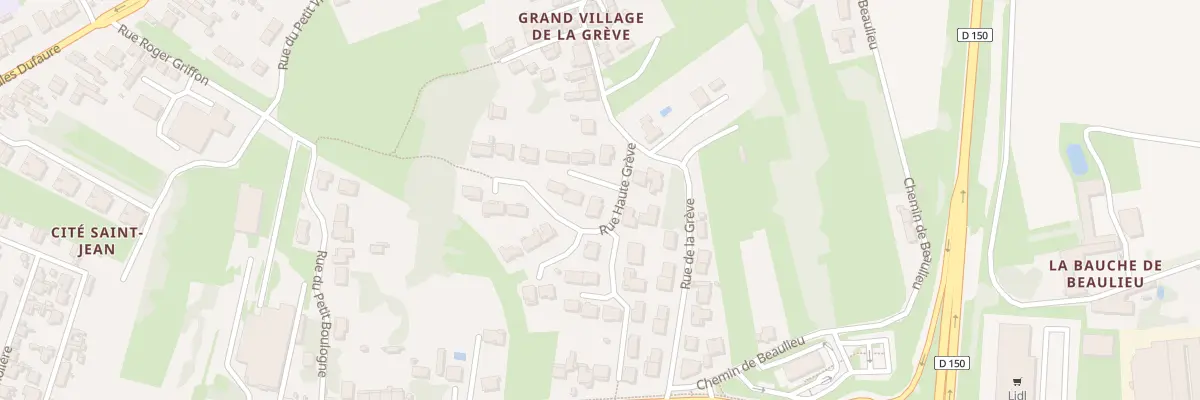 Plan du 8 Rue Haute Greve à Saintes