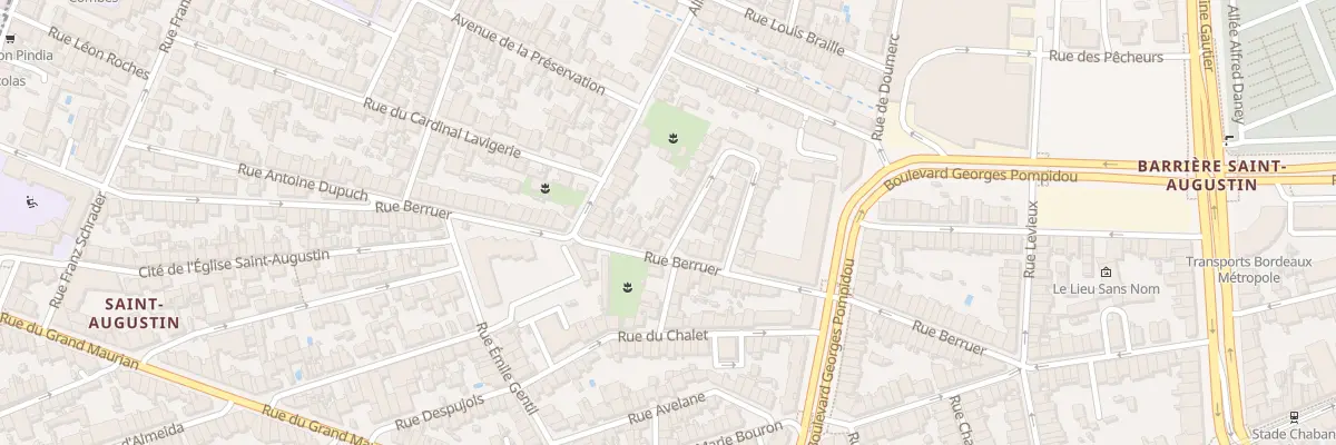 Plan du 57 Rue des Marronniers à Bordeaux