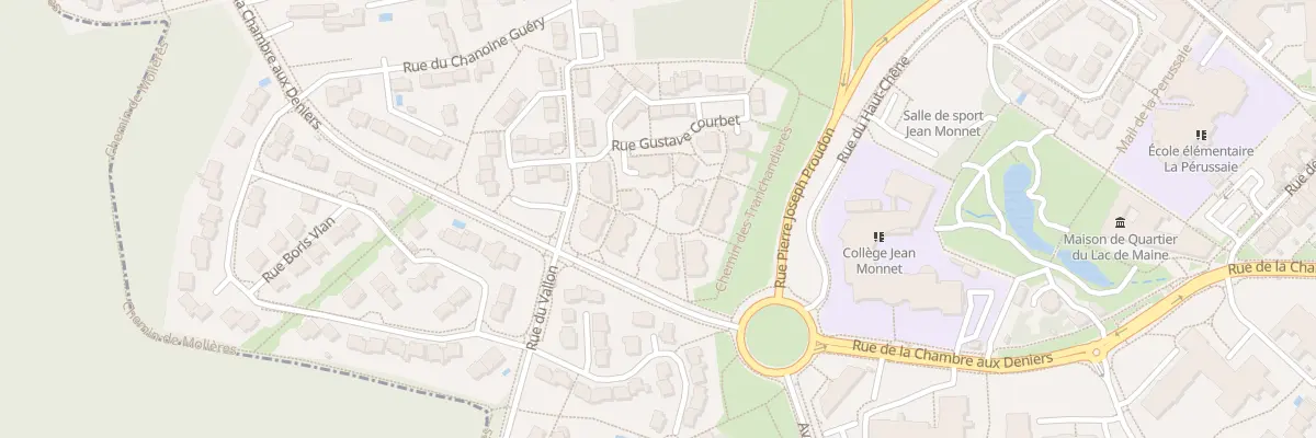 Plan du 45 Rue Gustave Courbet à Angers