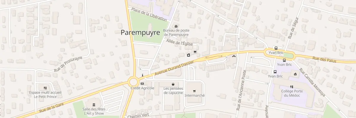 Plan du 11 Av Philippe Durand Dassier à Parempuyre