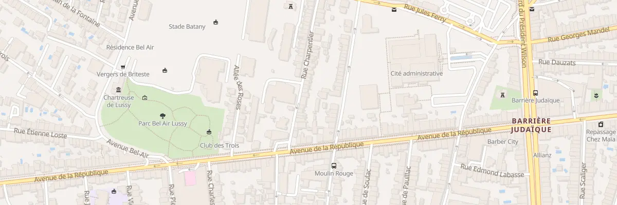Plan du 50 Rue Charpentier à Bordeaux