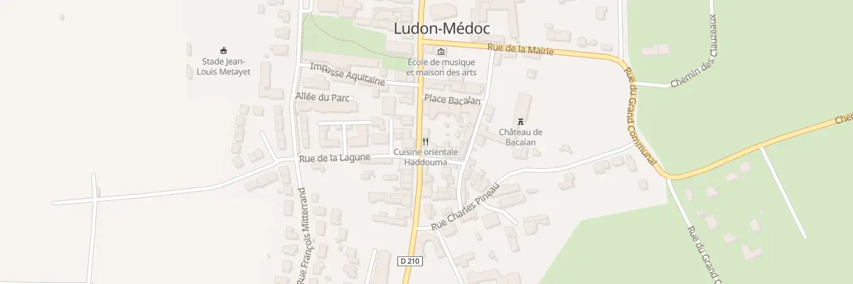 Plan du 34 Rue du Gen de Gaulle à Ludon-Médoc