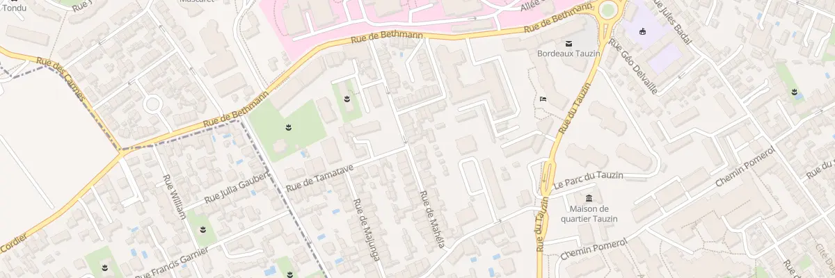 Plan du 44 Rue de Mahela à Bordeaux