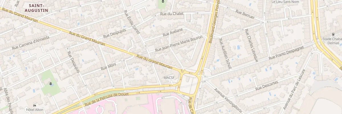 Plan du 14B Rue Georges Juzan à Bordeaux