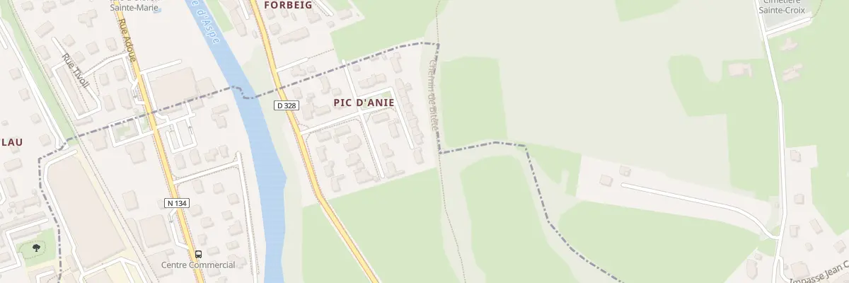 Plan du 27 Rue du Pic d’Anie à Bidos