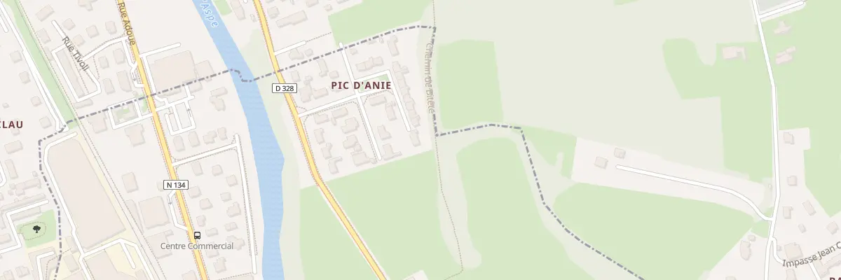 Plan du 29 Rue du Pic d’Anie à Bidos
