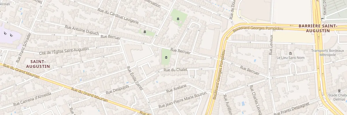 Plan du 108 Rue Berruer à Bordeaux