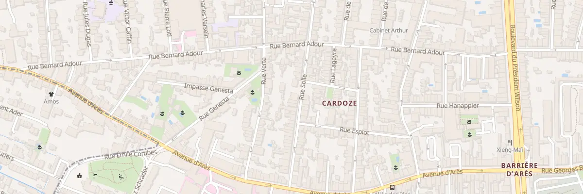 Plan du 59 Rue Solle à Bordeaux