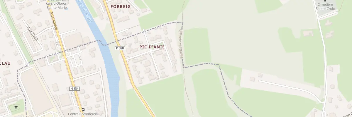 Plan du 25 Rue du Pic d’Anie à Bidos
