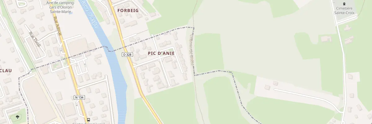 Plan du 23 Rue du Pic d’Anie à Bidos