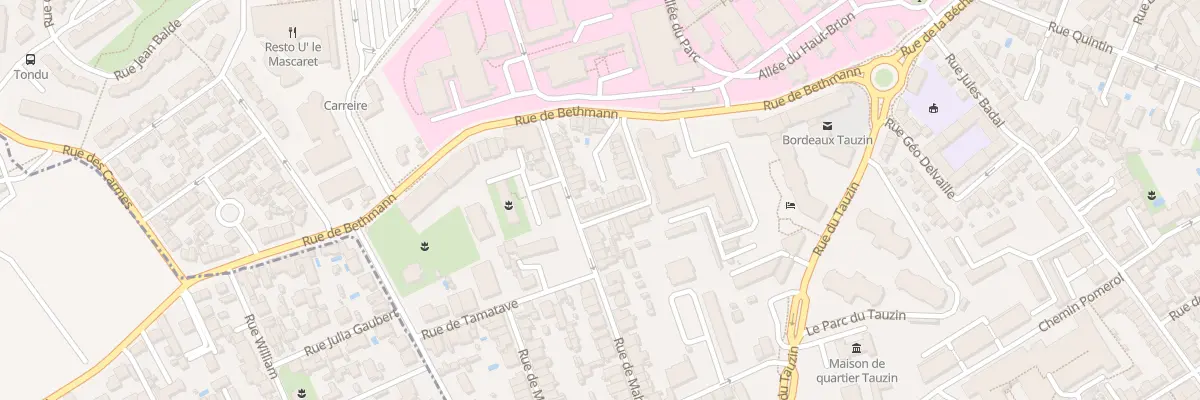 Plan du 13 Rue du Fort Dauphin à Bordeaux