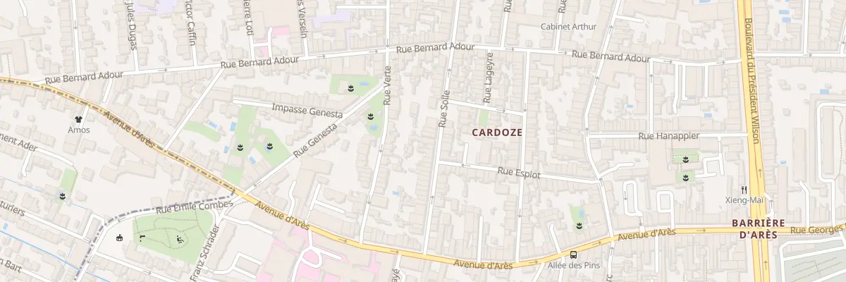 Plan du 65 Rue Solle à Bordeaux
