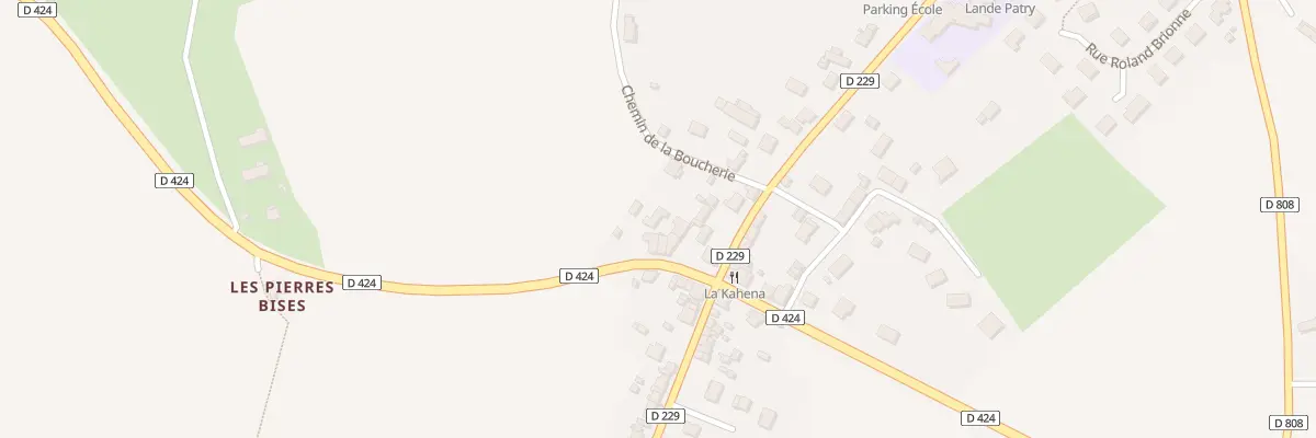Plan du 20 Rue de la Fontaine à La Lande-Patry