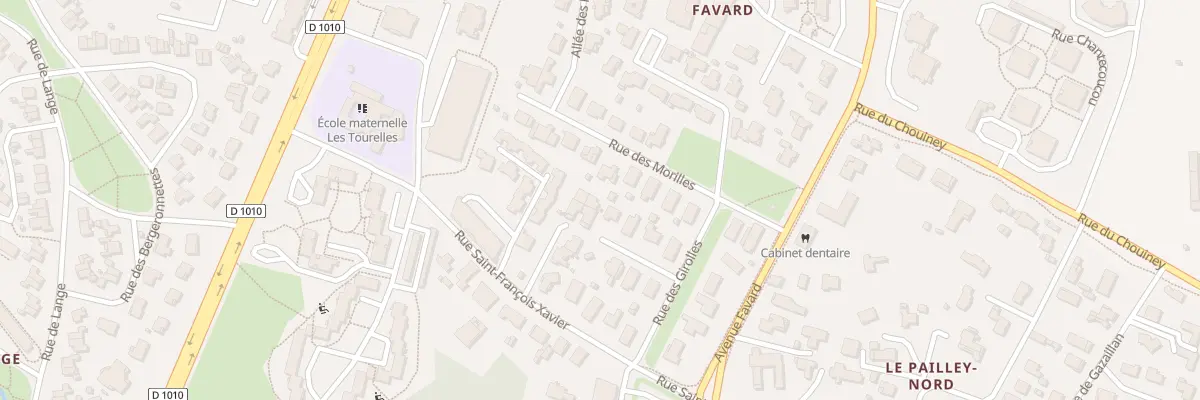 Plan du 28 Rue Saint-François Xavier à Gradignan