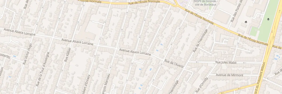 Plan du 36 Rue Hoche à Bordeaux