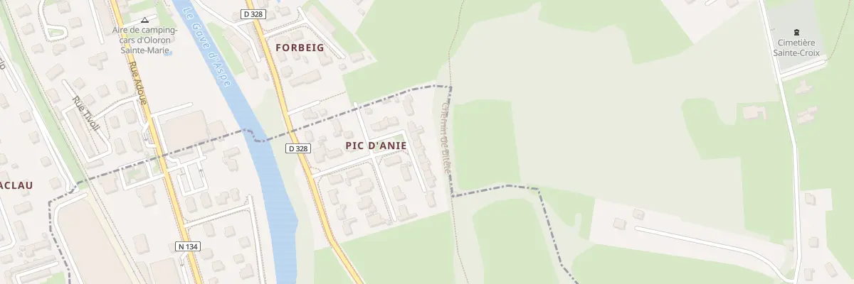 Plan du 17 Rue du Pic d’Anie à Bidos