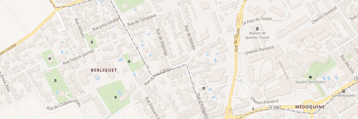 Plan du 43 Rue du Haut Brion à Bordeaux