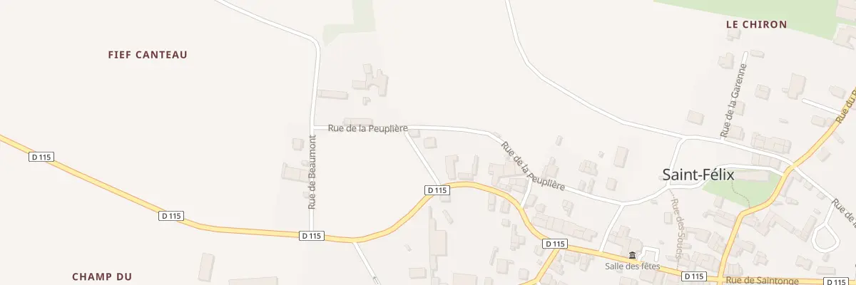 Plan du 27 Rue de la Peuplière à Saint-Félix