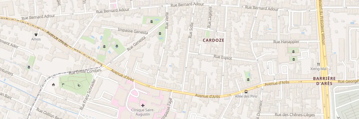 Plan du 79 Rue Solle à Bordeaux