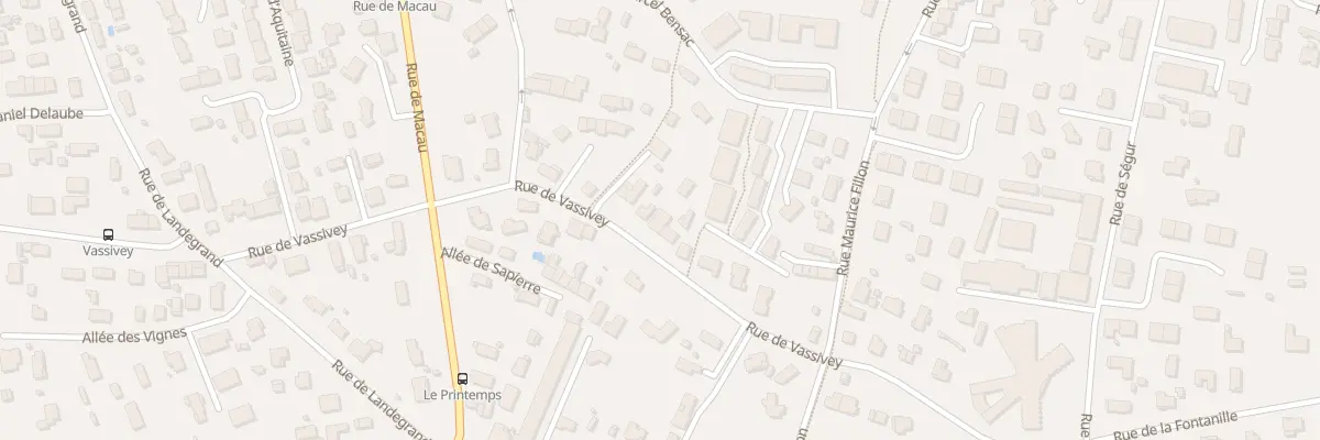 Plan du 33 Rue de Vassivey à Parempuyre
