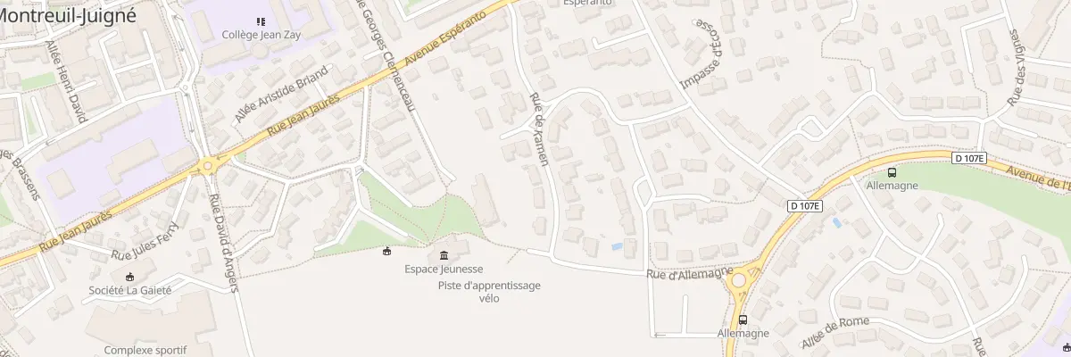 Plan du 6 Rue de Kamen à Montreuil-Juigné