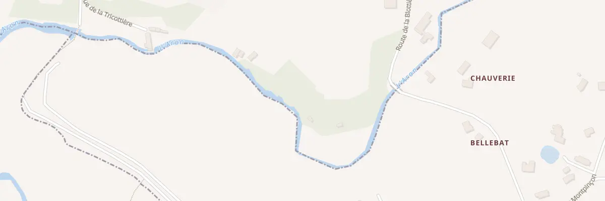Plan du 1148 Rte de la Blottière à Mayenne