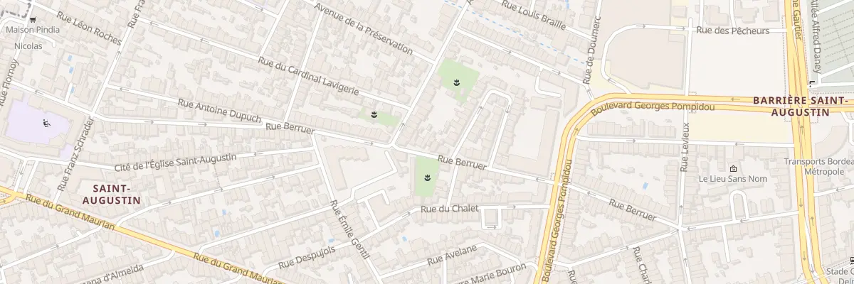 Plan du 105 Rue Berruer à Bordeaux