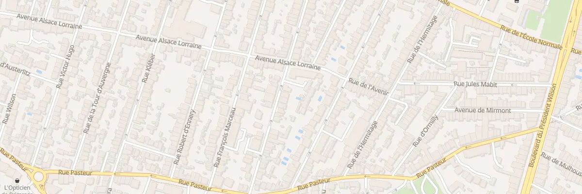 Plan du 50 Rue Hoche à Bordeaux