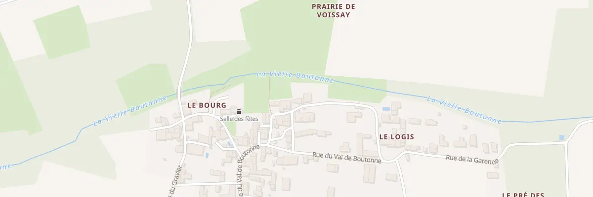 Plan du 7 Rue du Logis à Voissay