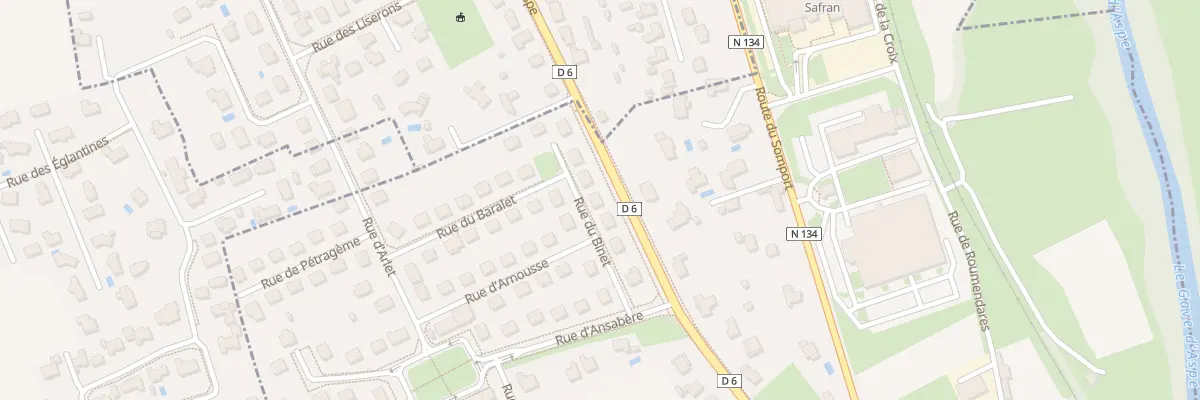 Plan du 6 Rue du Binet à Gurmençon