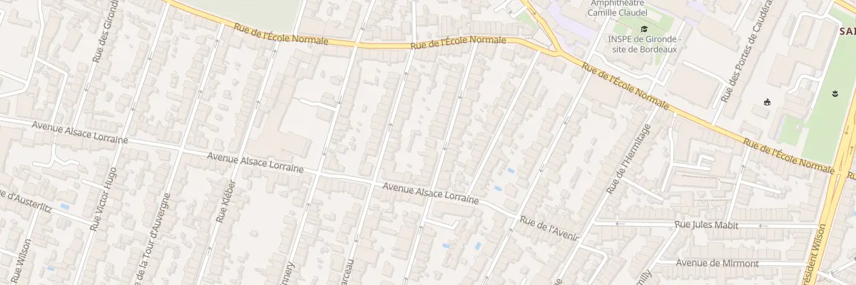 Plan du 31 Rue Hoche à Bordeaux