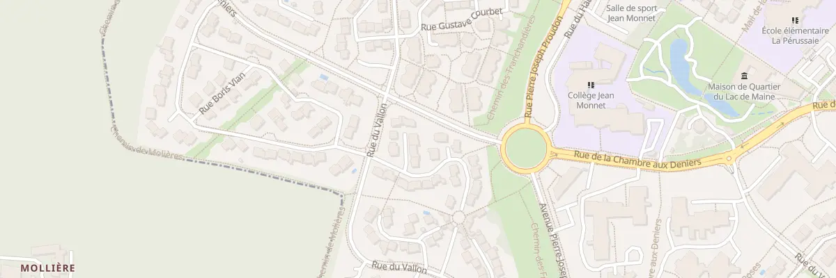 Plan du 9 Sq Charles Delescluze à Angers