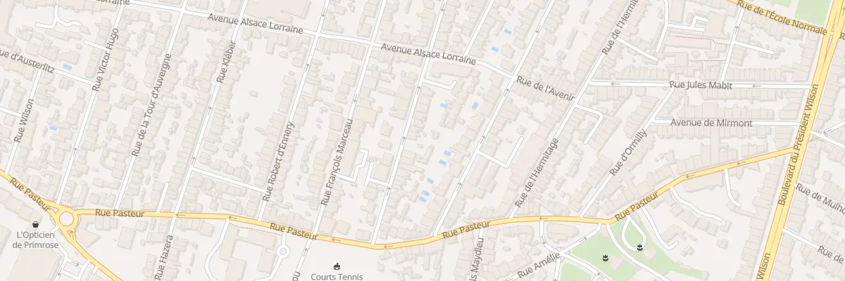 Plan du 62 Rue Hoche à Bordeaux
