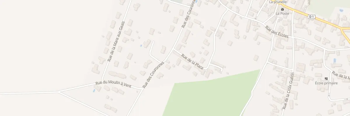 Plan du 13B Rue des Couronnes à Saint-Pompain