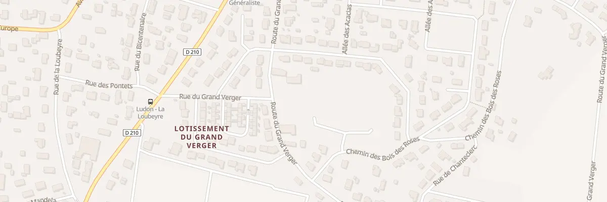 Plan du 12E Rte du Grand Verger à Ludon-Médoc